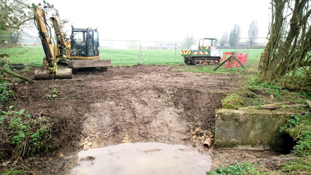Concrete Outfall Replacement in Bishops Sutton