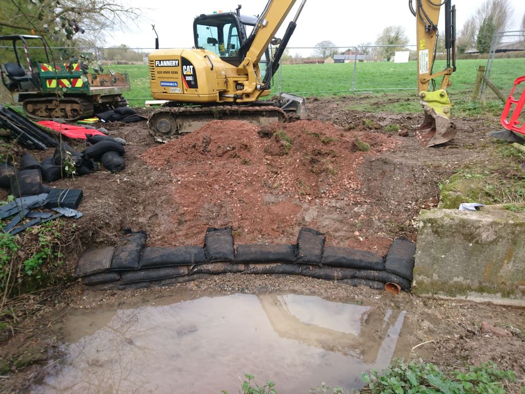 Concrete Outfall Replacement in Bishops Sutton