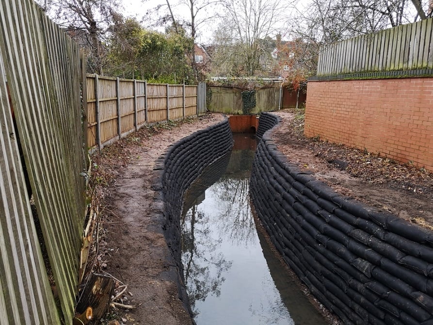 Storm Drainage Channel Restoration, Kenilworth