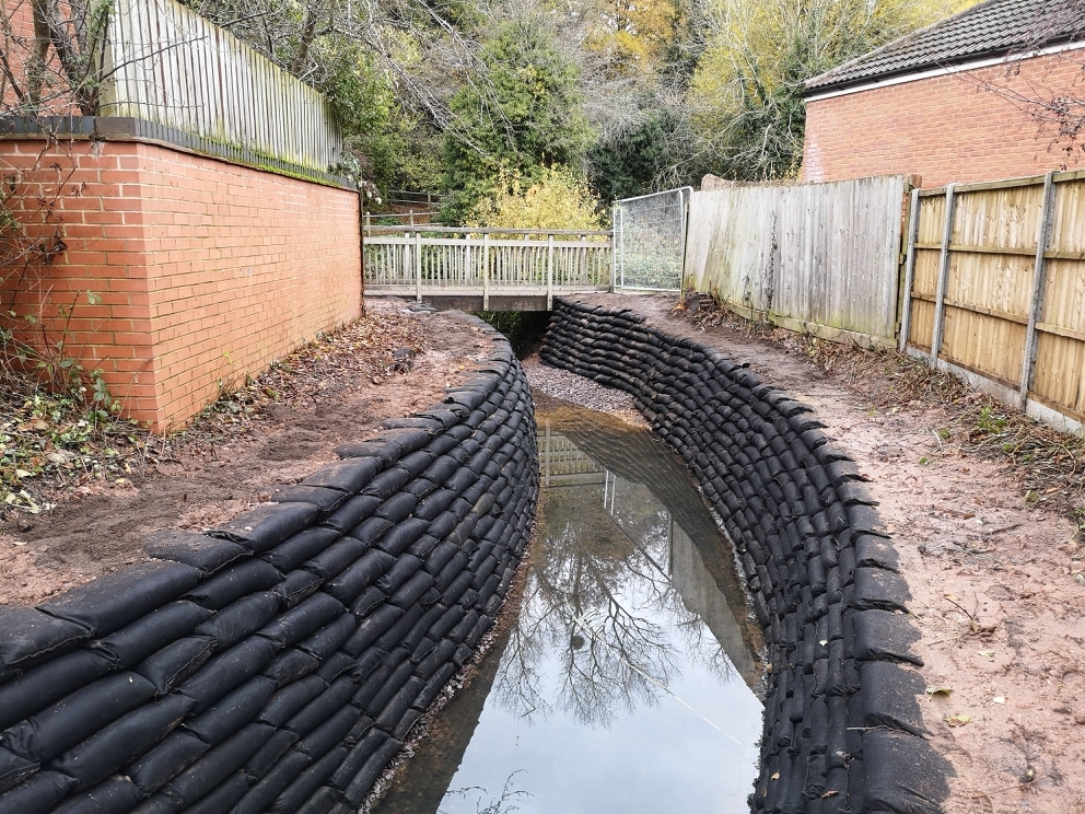 Storm Drainage Channel Restoration, Kenilworth
