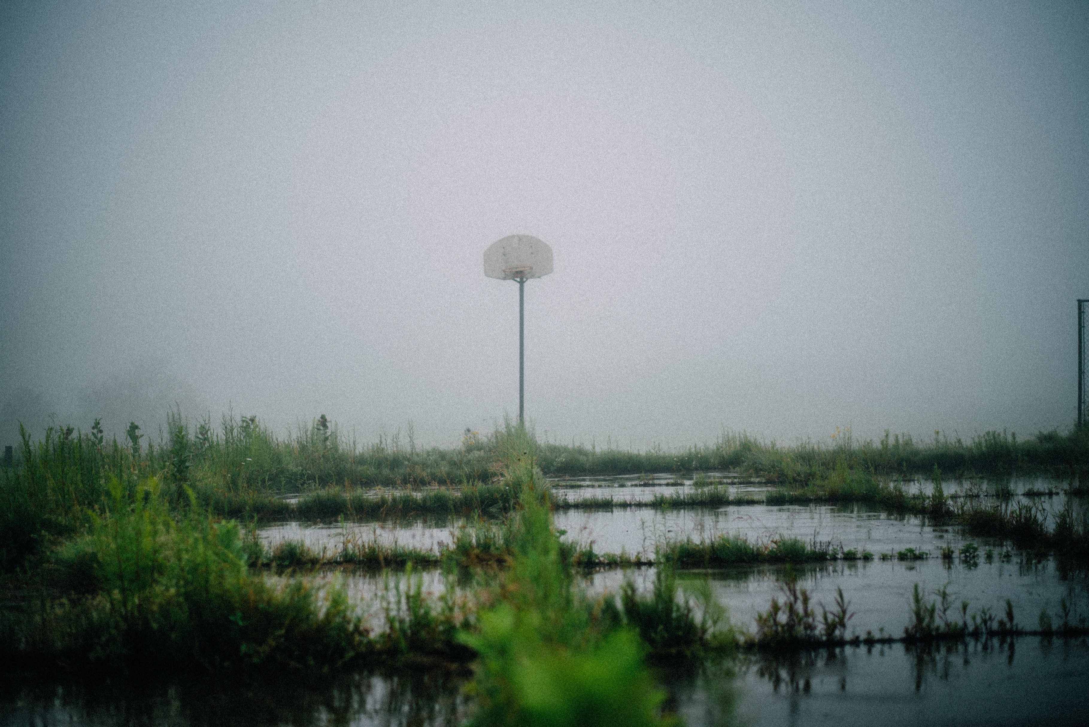 Flooded land due to not using flood prevention products