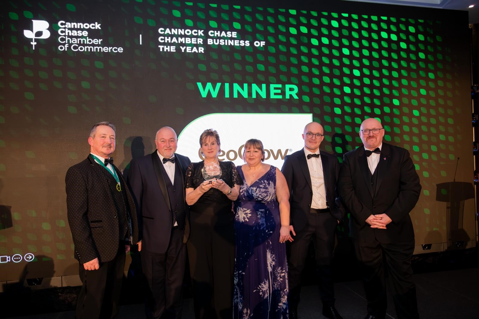 Eco-friendly GeoGrow Awarded Cannock Chase Business of the Year
