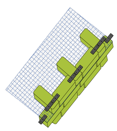 Tie-Back Geogrid