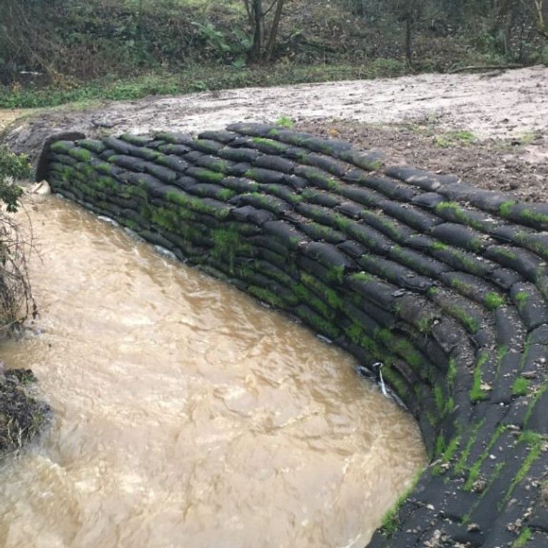 Warm Brook Rootlok Wall River Bank