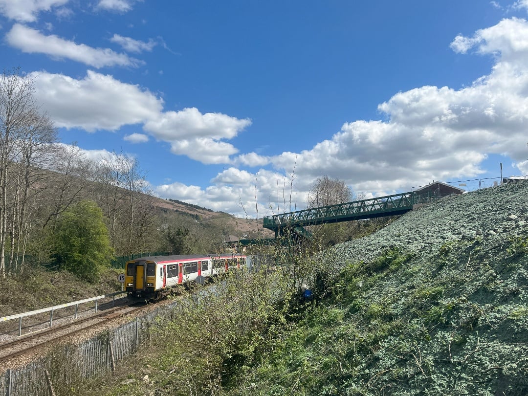 Hydroseeding Rail Embankments, Pentre